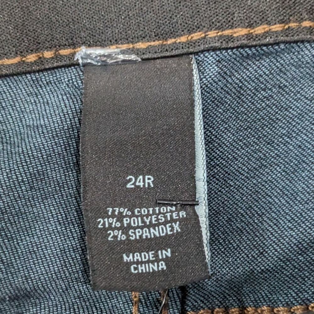 New Lane Bryant Womens 24R Regular T3 Tighter Tummy Straight Jeans - Picture 4 of 6